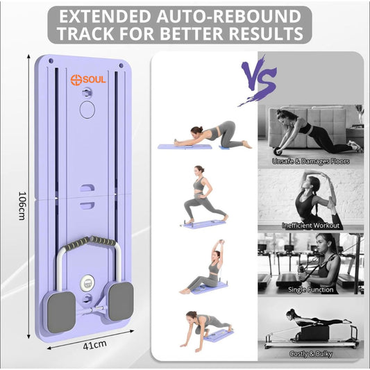 5-in-1 Multi-Functional Fitness Auto-Rebound Core Trainer Board