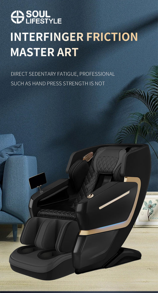 Luxura SL-Track Full-Body Massage Chair with Calf Rub and Automatic Leg Extension