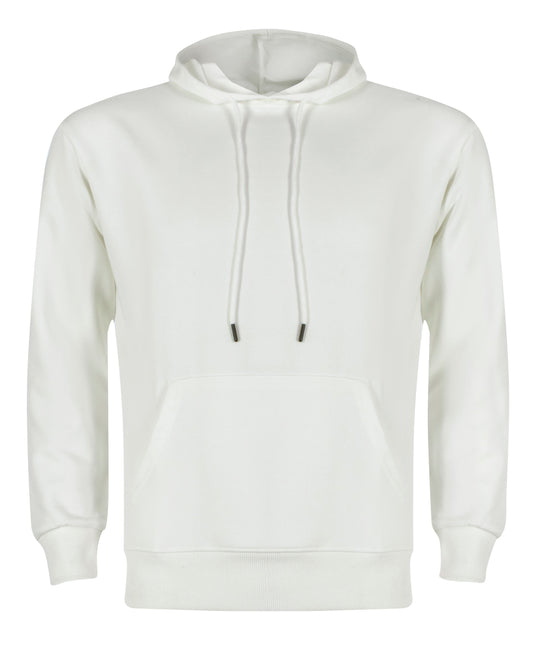 Men’s Fleece Pullover Hoodie- White