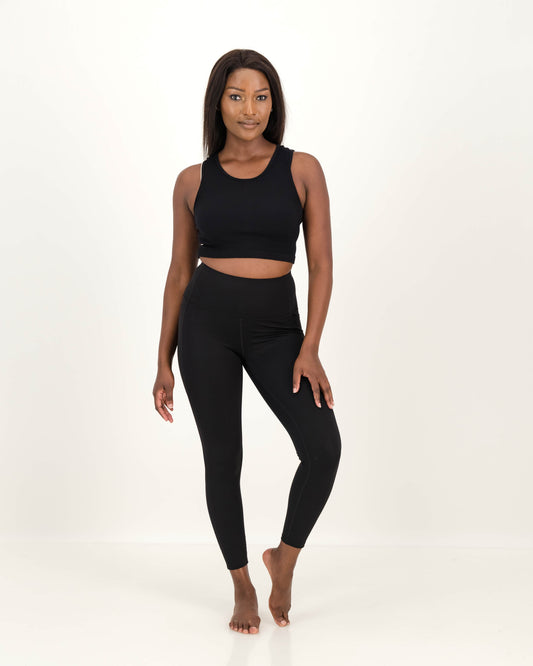 4-Way Stretch Leggings with Pockets