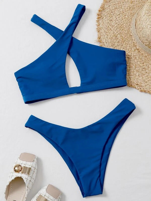 Cross-over Shoulder Bikini