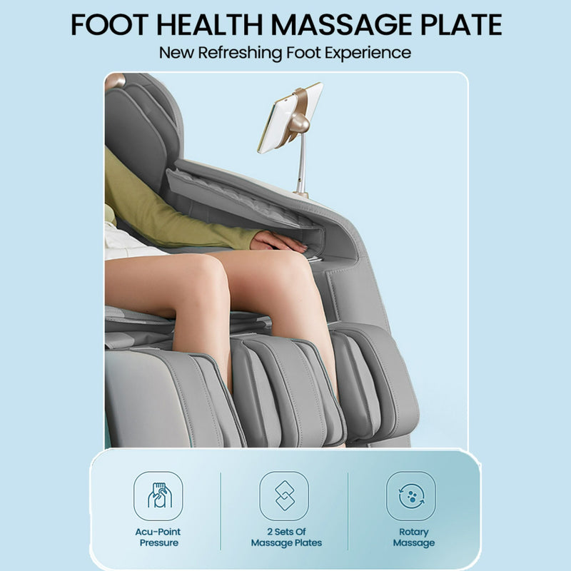 Royal Omega Multi-Functional Full Body Massage Chair – Grey