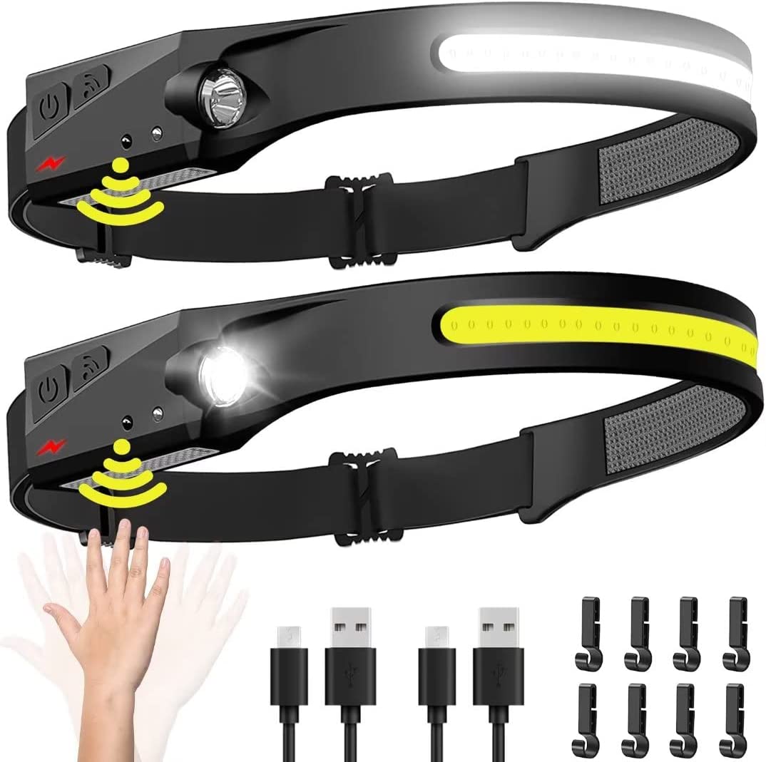 1x Rechargeable Motion Sensor Head Lamp