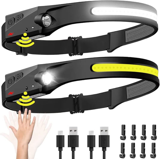 1x Rechargeable Motion Sensor Head Lamp
