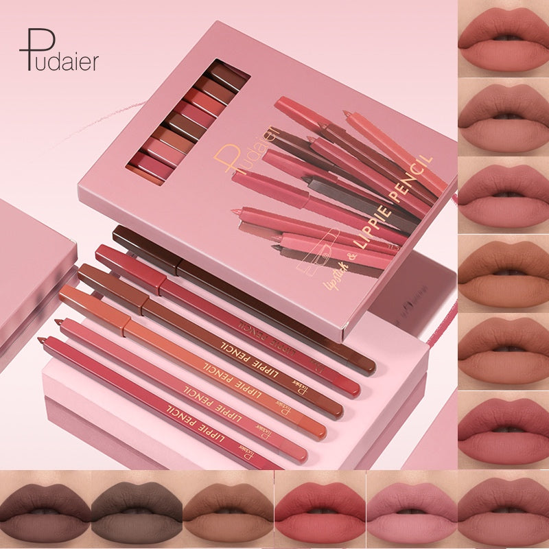 Creamy Lip Liner & Sharpener 12-piece Set