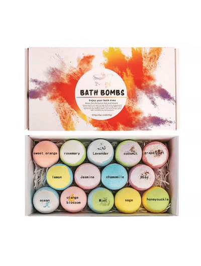 Bodycology Great Ball of Fizz Luxury Essential Oil Bath Bombs - 14 Piece