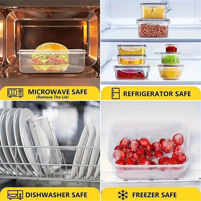 12/24 Piece Storage Container Set with markers and labels