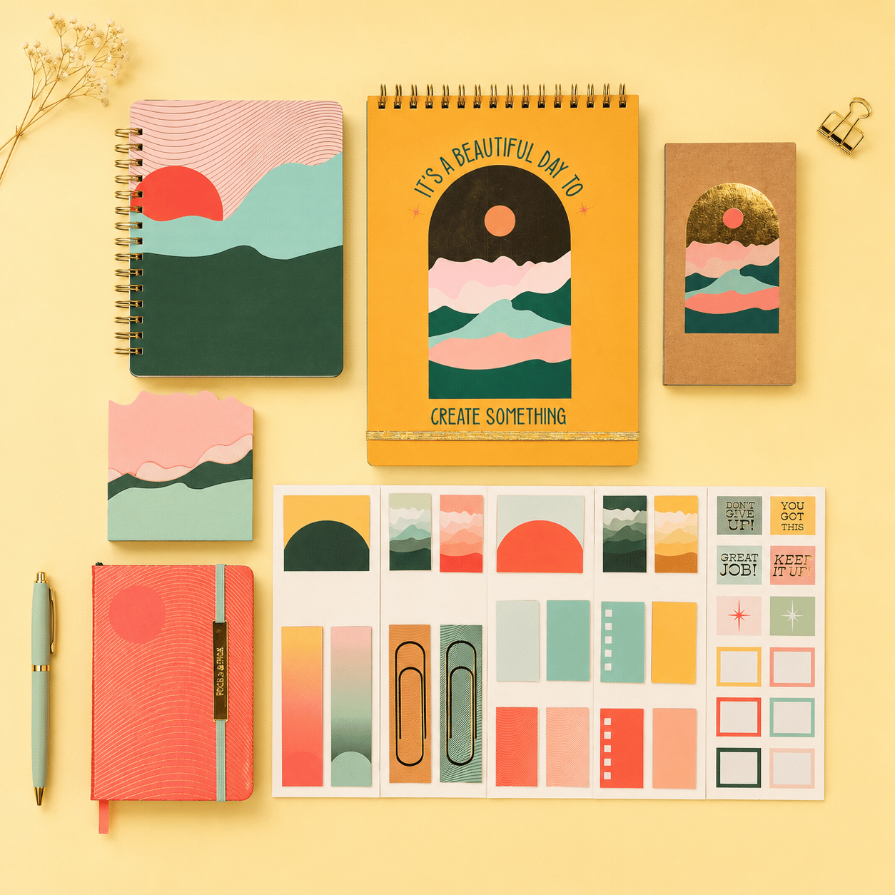 10-Piece Funky Journaling Sets