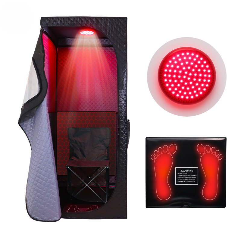 Portable Infrared Full-Body Sauna Tent with Red Light Therapy