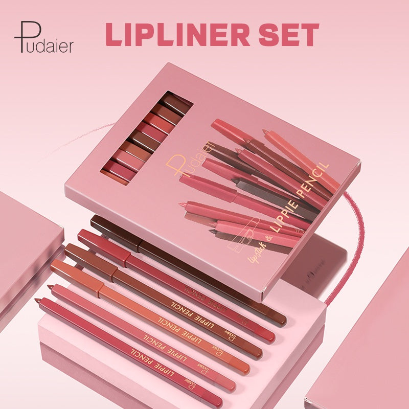 Creamy Lip Liner & Sharpener 12-piece Set