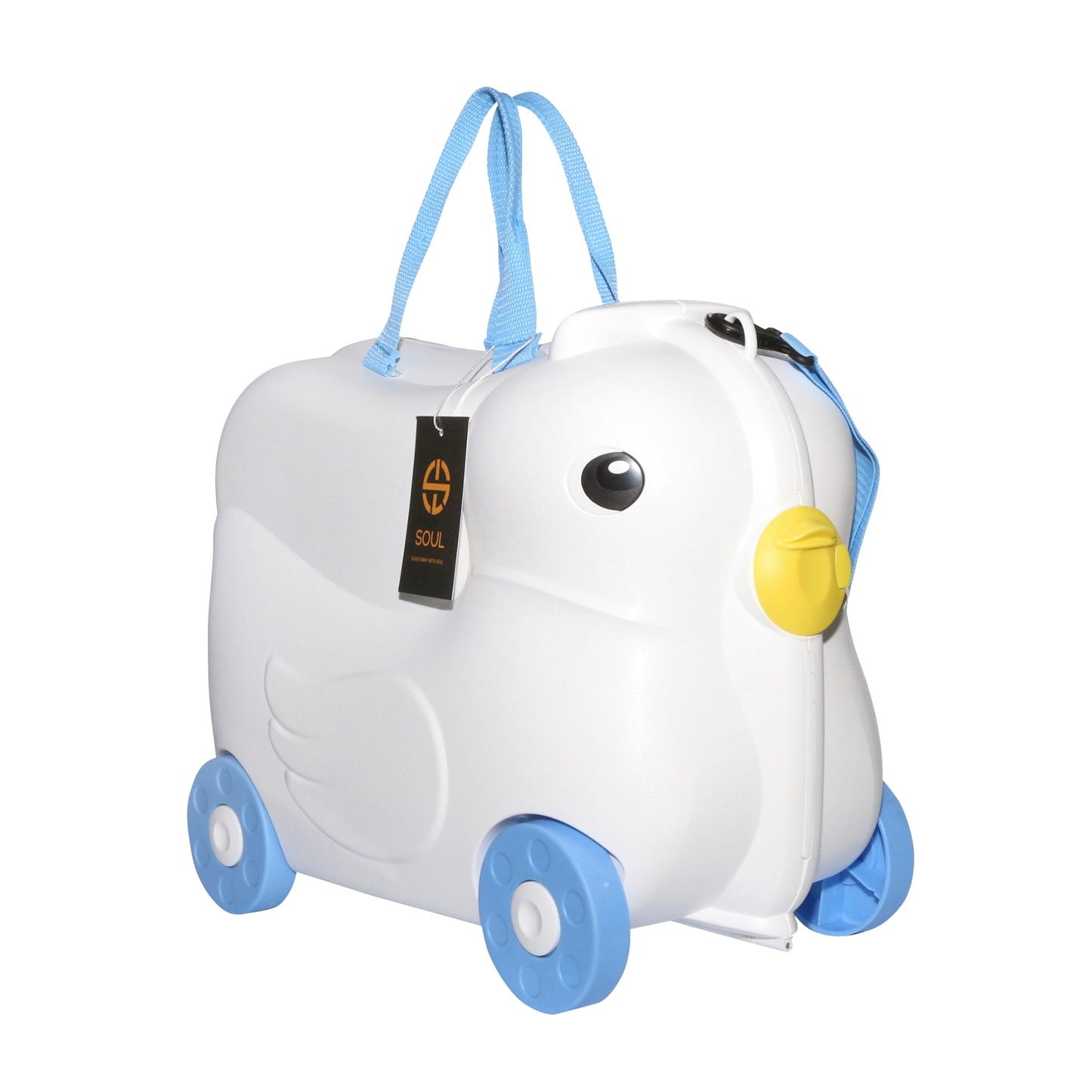 Kiddies Duck Ride-On Trolley Suitcase
