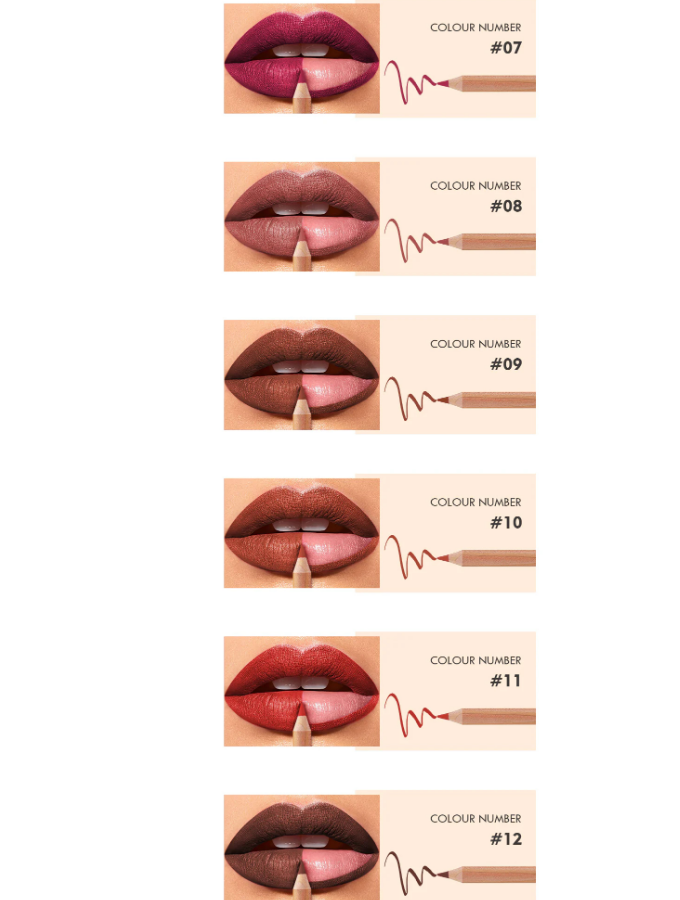 Precision Pout Lip Liner 12-Piece Set