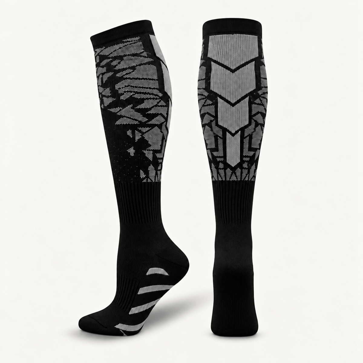 Neon Knee-High Compression Socks – 20–30 mmHg | 2-Pair Set