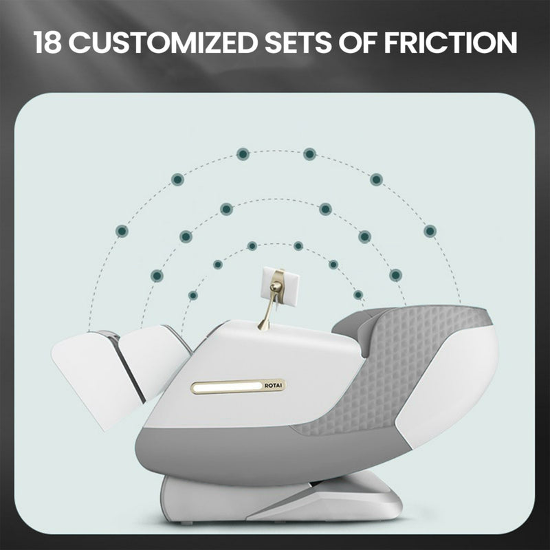 Royal Omega Multi-Functional Full Body Massage Chair – Grey