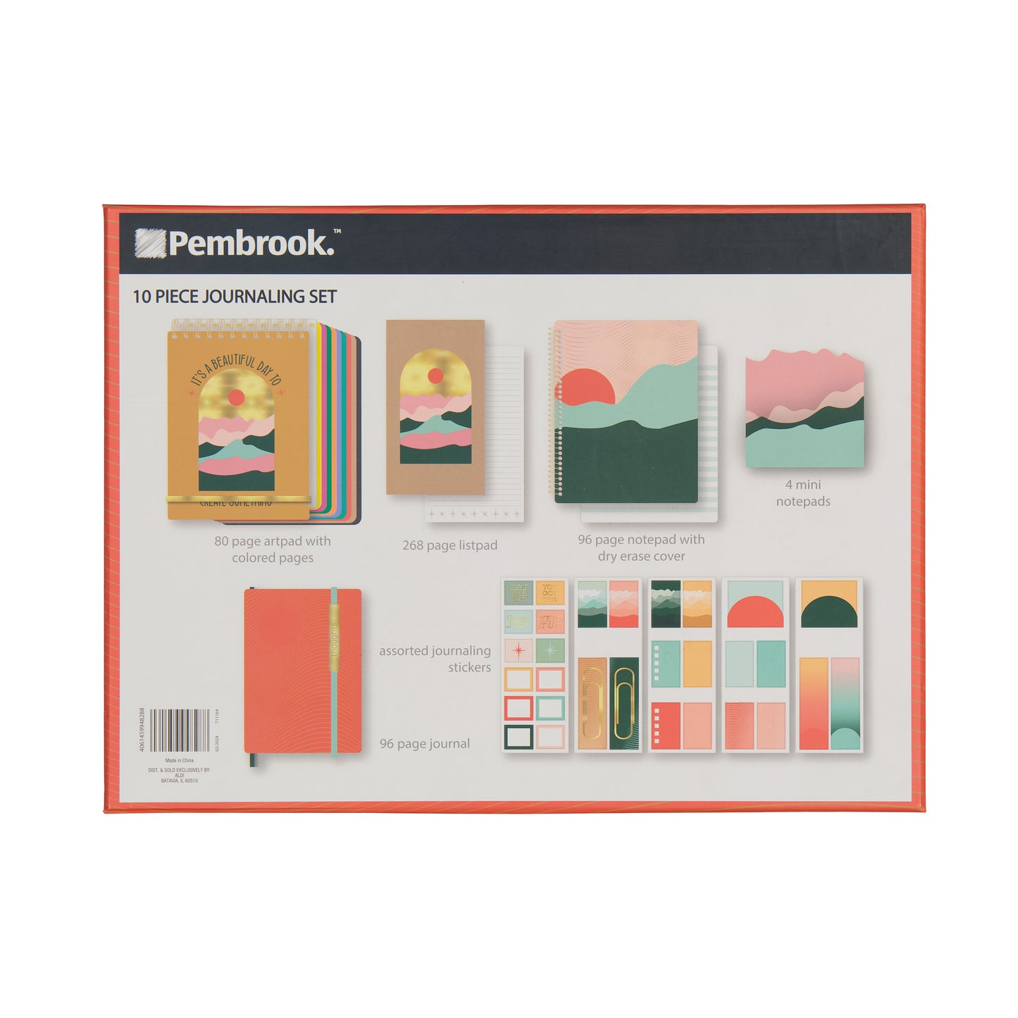 10-Piece Funky Journaling Sets