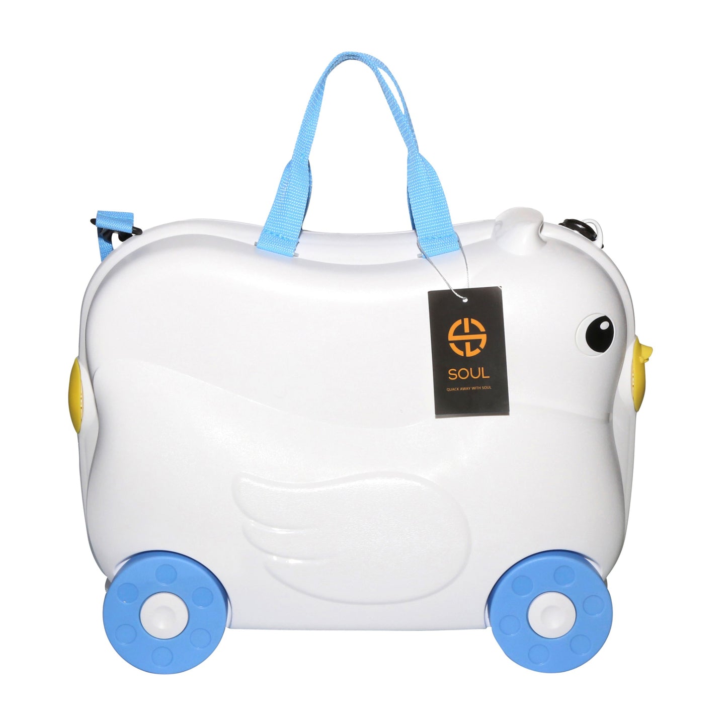 Kiddies Duck Ride-On Trolley Suitcase