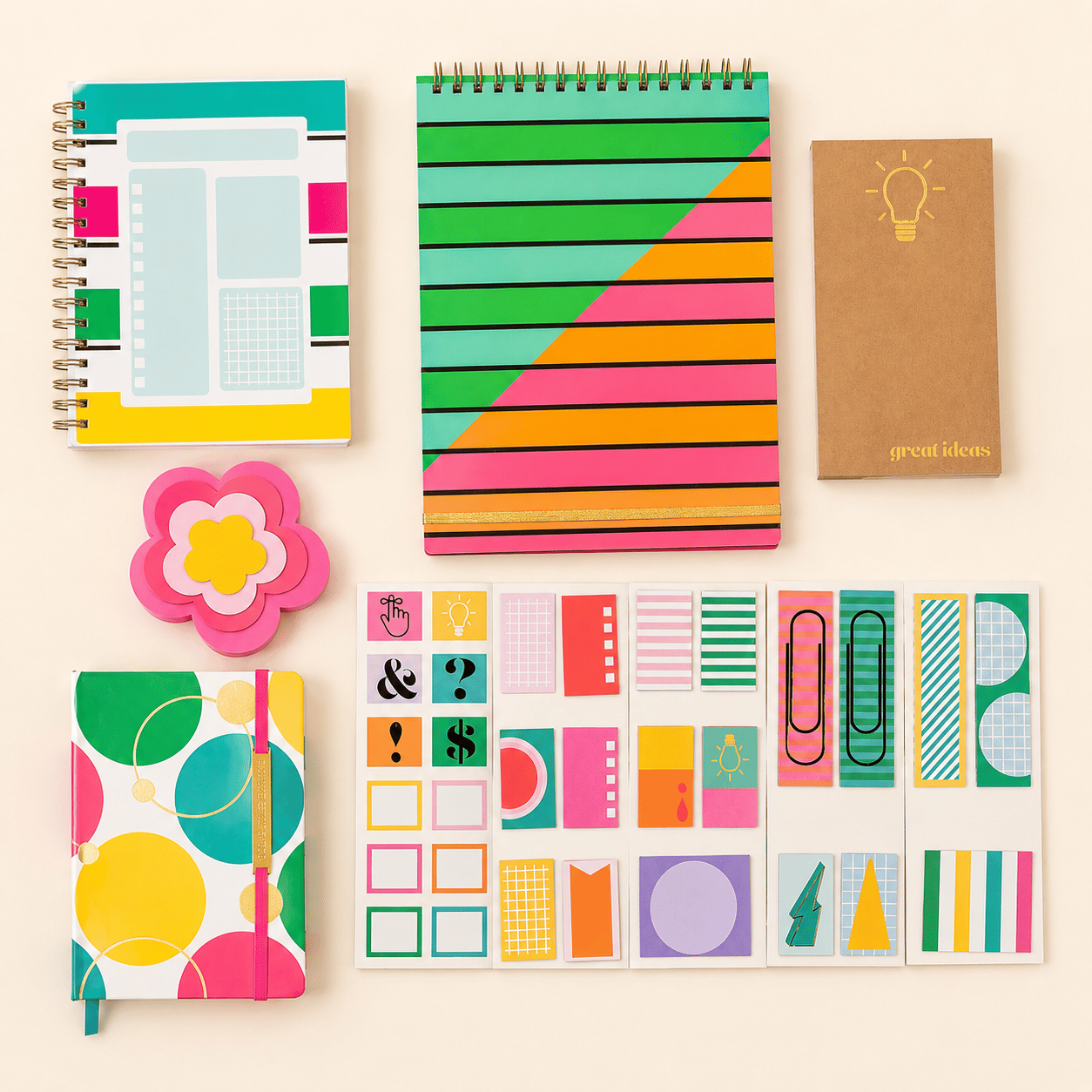 10-Piece Funky Journaling Sets
