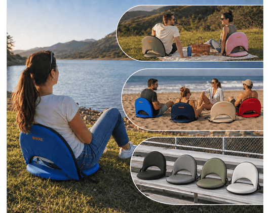 Outdoor Camping Reclining Foldable Waterproof Cushion Chair