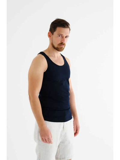 Men's Iconic Sleeveless Ribbed Vest (Pack of 2)