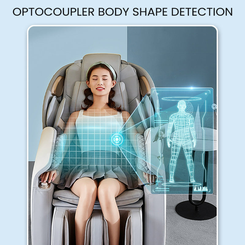 Royal Omega Multi-Functional Full Body Massage Chair – Grey