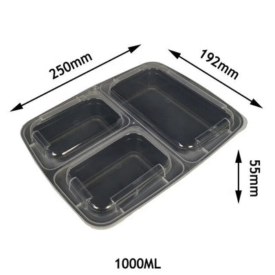 2 & 3 Division Game-Changing Meal Prep Containers x10