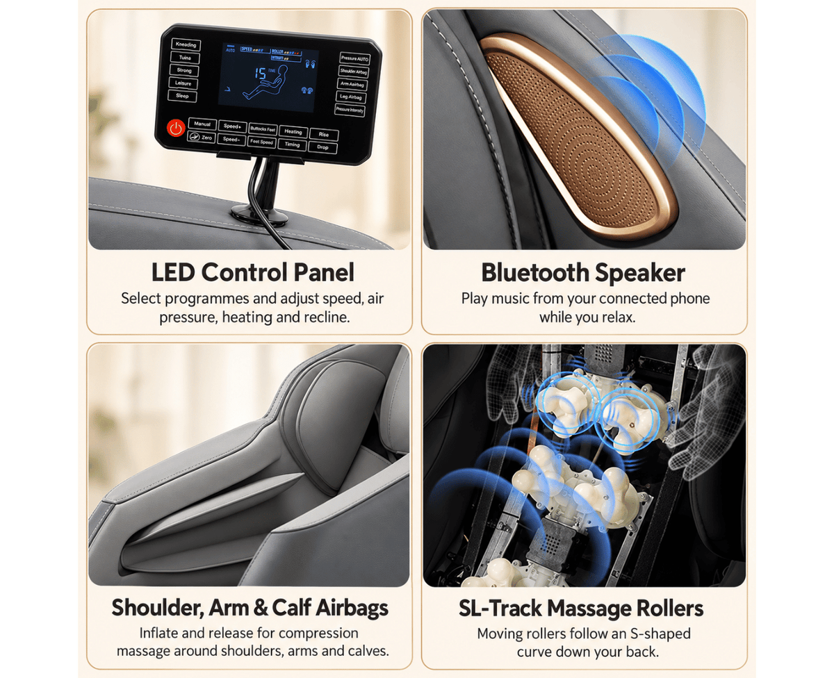 NovaSync SL-Track Zero Gravity Full Body Massage Chair