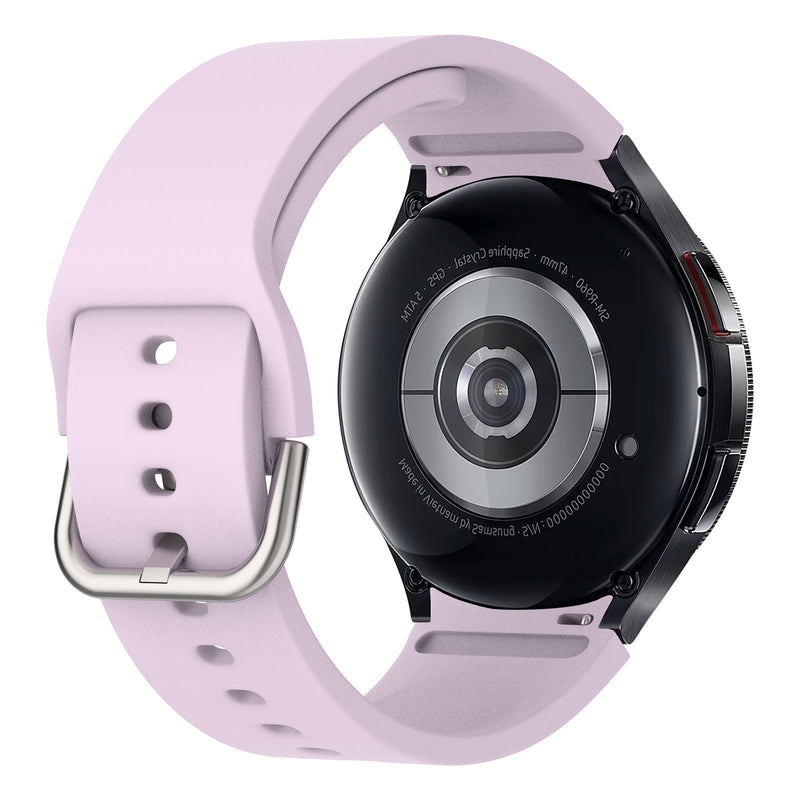 Sporty Pin Buckle Silicone Samsung Galaxy Watch Series 4/5 Strap