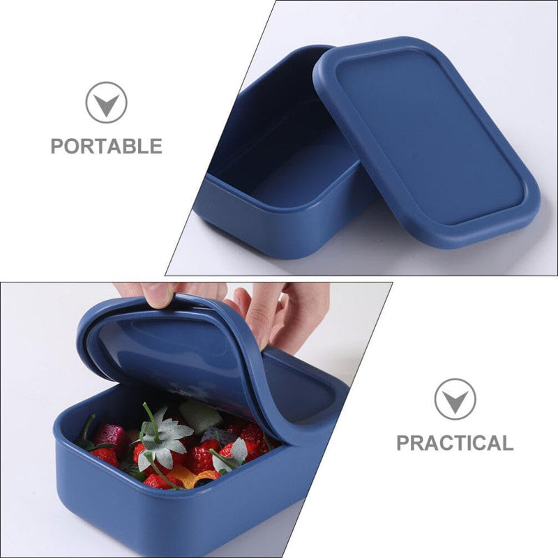 Oven-safe Silicone 3-Piece Storage/Lunch Box Set