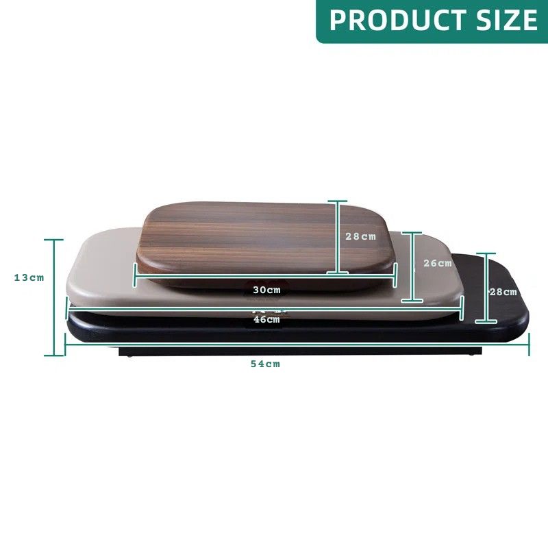 Modern Sculpted 360 Swivel Coffee Table