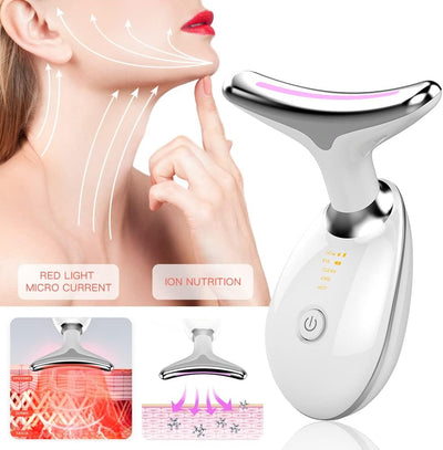 7-Mode LED Facial & Neck Sculpting Massager