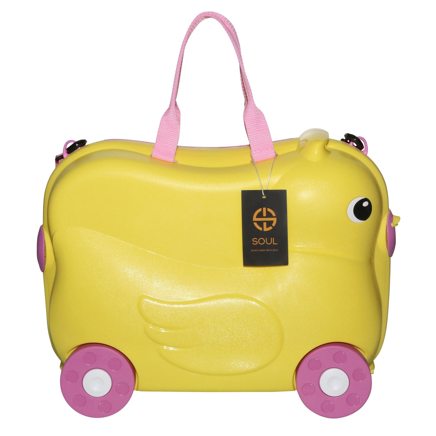 Kiddies Duck Ride-On Trolley Suitcase
