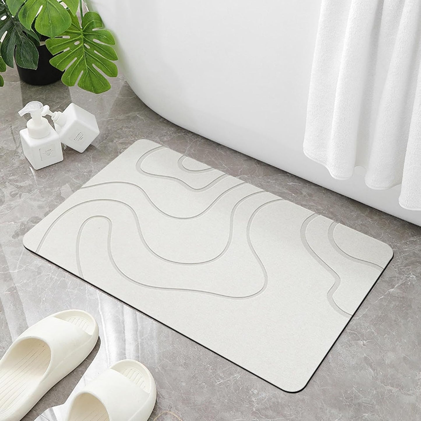 FLowMat Stone Bath Mat (Diatomaceous Earth)