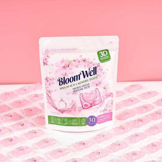 3-in-1 Laundry Detergent Pods – Sweet Peach Fragrance (60 Pods)