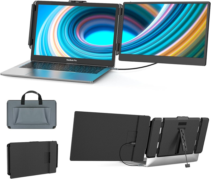 14" FHD 1080P Portable Laptop Screen Extender for Mac/Windows