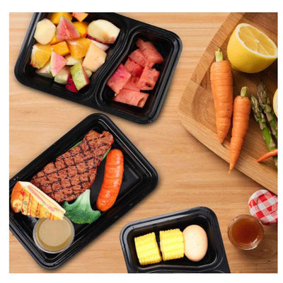 2 & 3 Division Game-Changing Meal Prep Containers x10