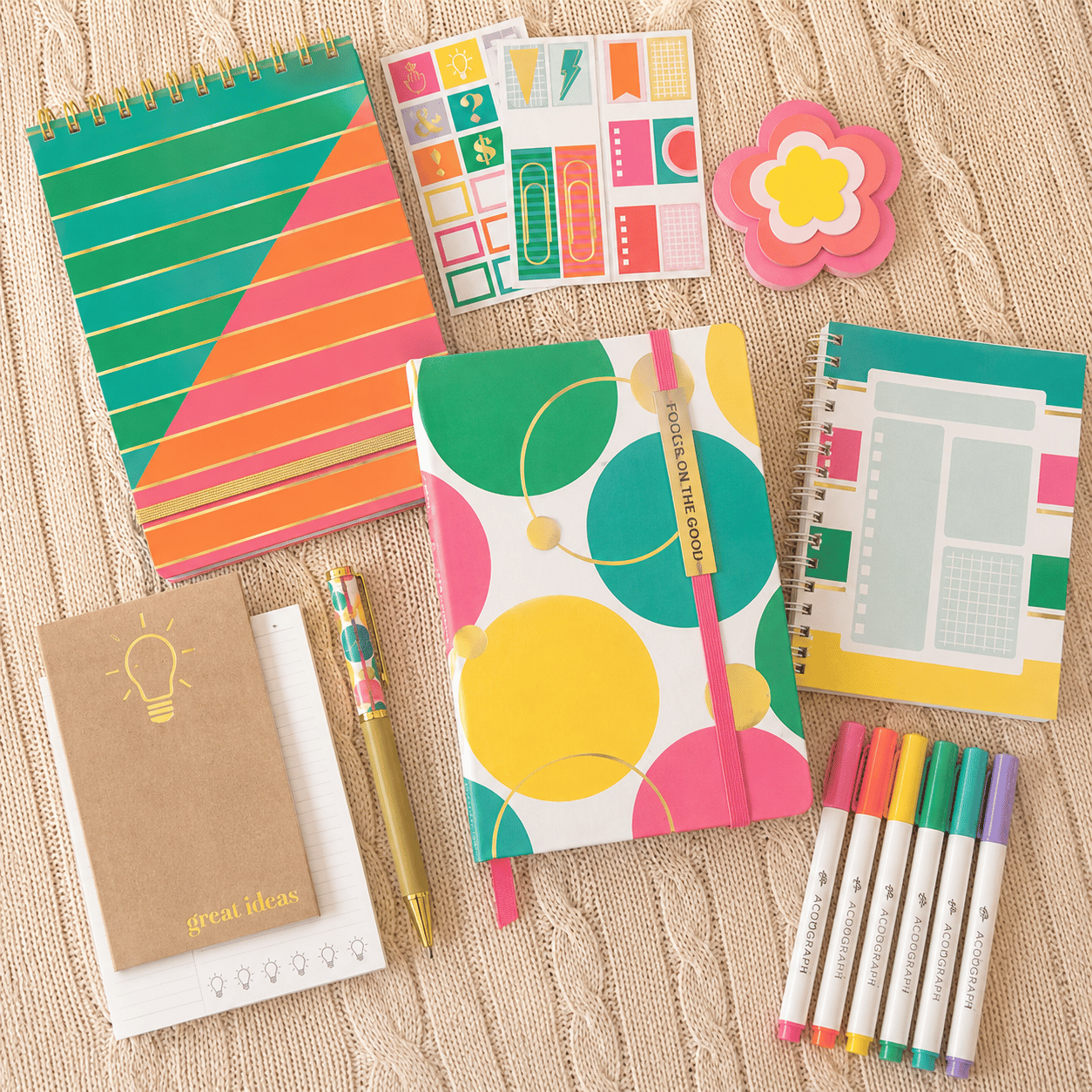10-Piece Funky Journaling Sets