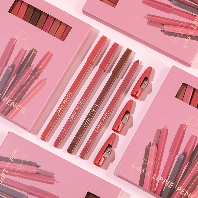 Creamy Lip Liner & Sharpener 12-piece Set