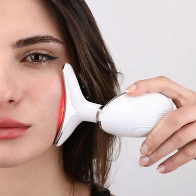 7-Mode LED Facial & Neck Sculpting Massager