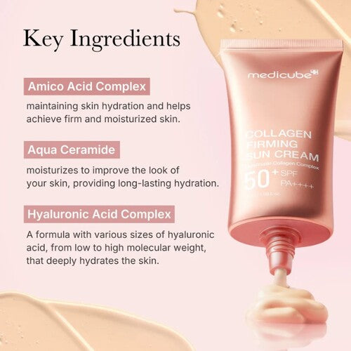 3-in-1 Collagen Tone-up Firming Sun Cream SPF 50+ PA++++ (50ml)