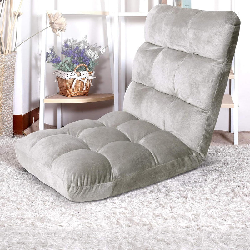 Flannel Floor Recliner Chair