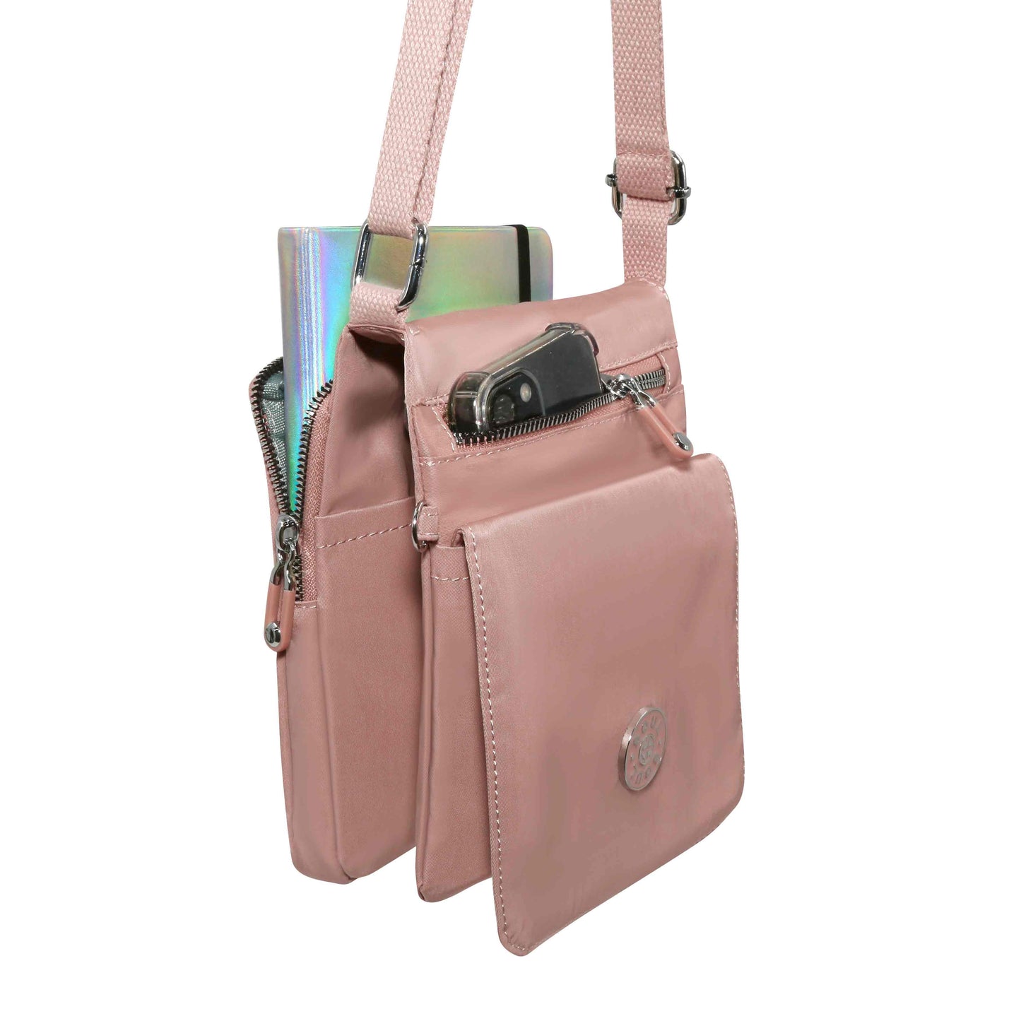 Soul Lifestyle Nylon Multi Pocket Crossbody Bag