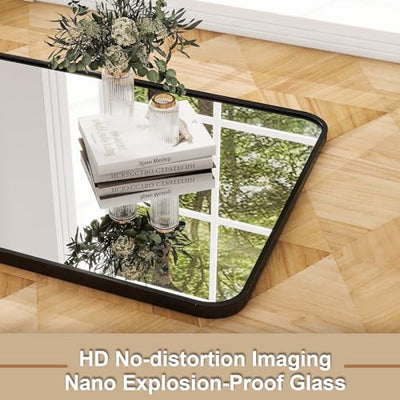 Soul Lifestyle Mid-Century Rectangular Standing Mirror (160x50cm)