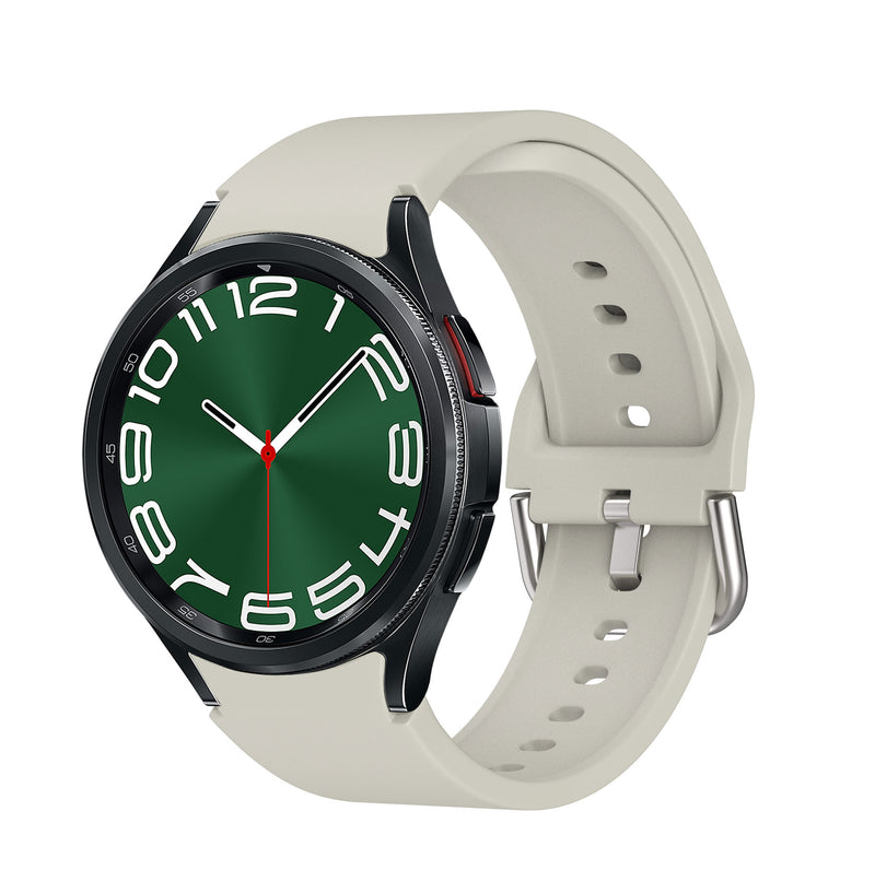 Sporty Pin Buckle Silicone Samsung Galaxy Watch Series 4/5 Strap