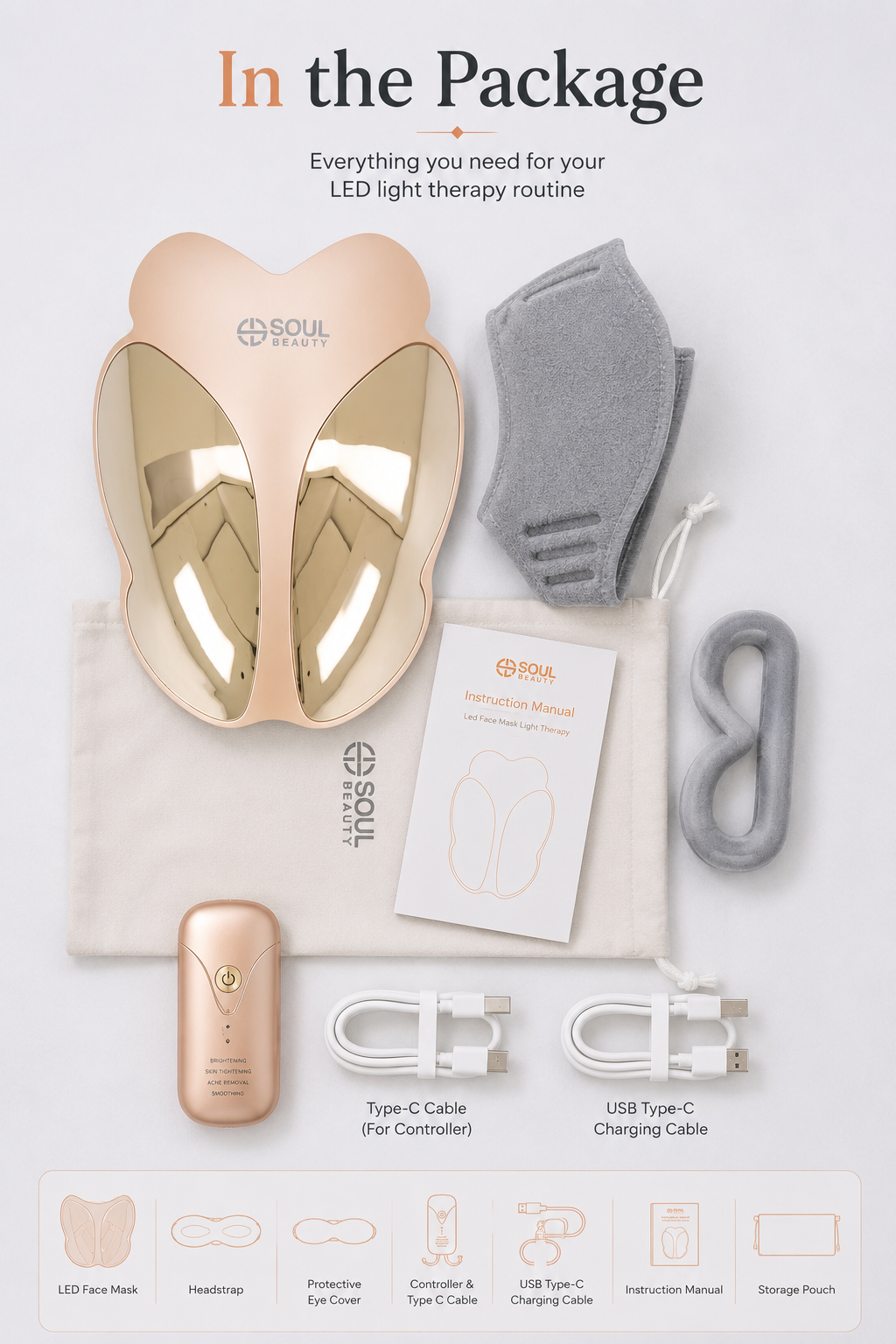 Photon Rejuvenation Mask – Advanced 5-Wavelength LED Light Therapy