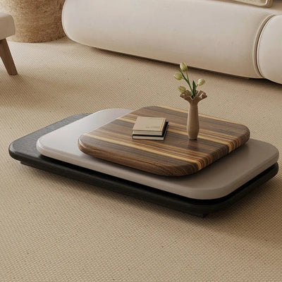 Modern Sculpted 360 Swivel Coffee Table