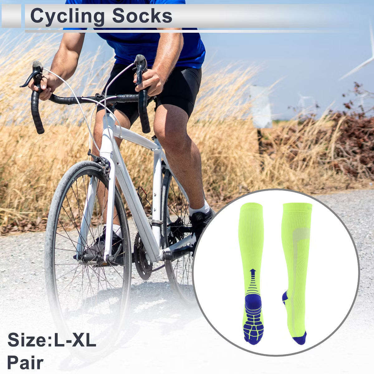 Knee-High Athletic Socks – Cycling, Running & Hiking