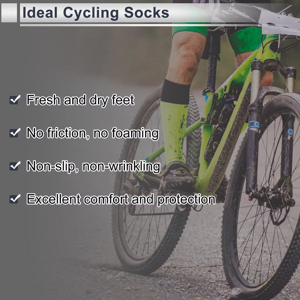Knee-High Athletic Socks – Cycling, Running & Hiking