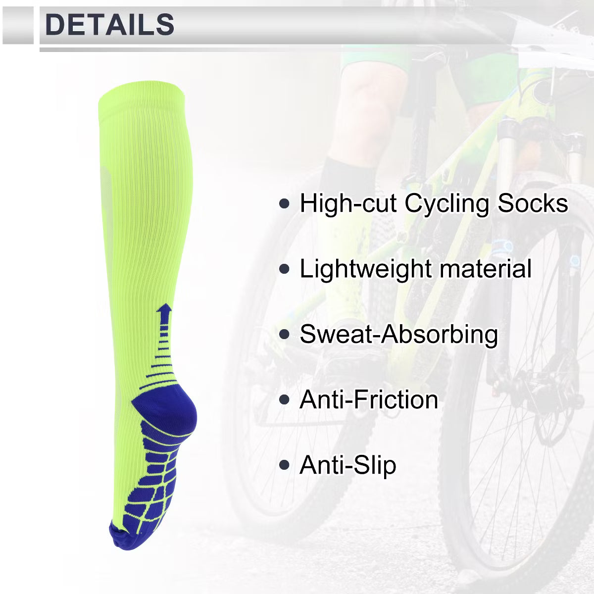 Knee-High Athletic Socks – Cycling, Running & Hiking