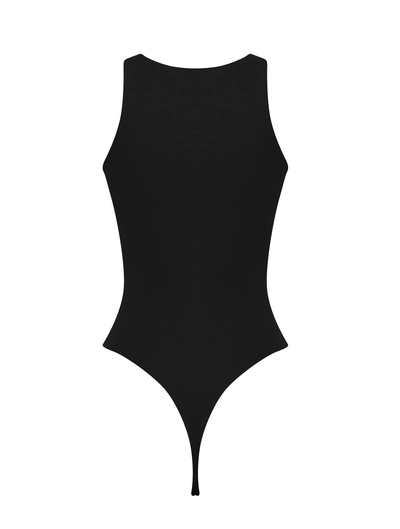 Fitted High Neck Sculpting Bodysuit