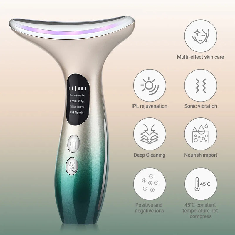 Face and Neck Lifting EMS Skin Rejuvenation Massager